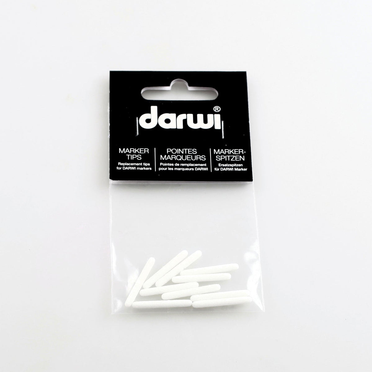 DARWI Tex Glitter końcówki wymienne do tkanin 2 mm – 10 szt.
