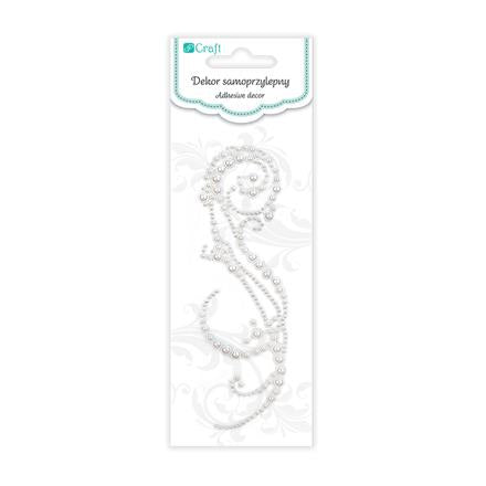 Dekor samoprzylepny - Perłowy ornament | Artmie