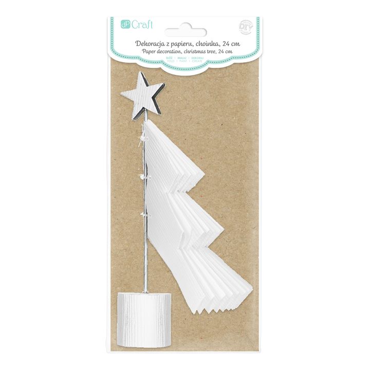 Dekoracja papierowa Choinka 24 cm | Artmie