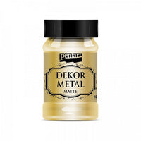 Farba dekoracyjna Pentart 100 ml metaliczna matowa | różne kolory | Artmie