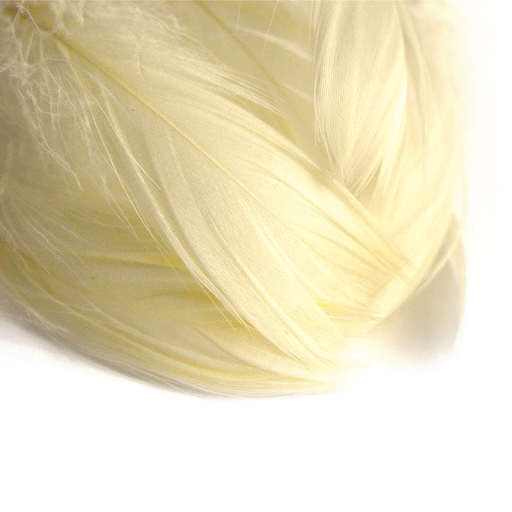 Piórka dekoracyjne 190 szt. – creme