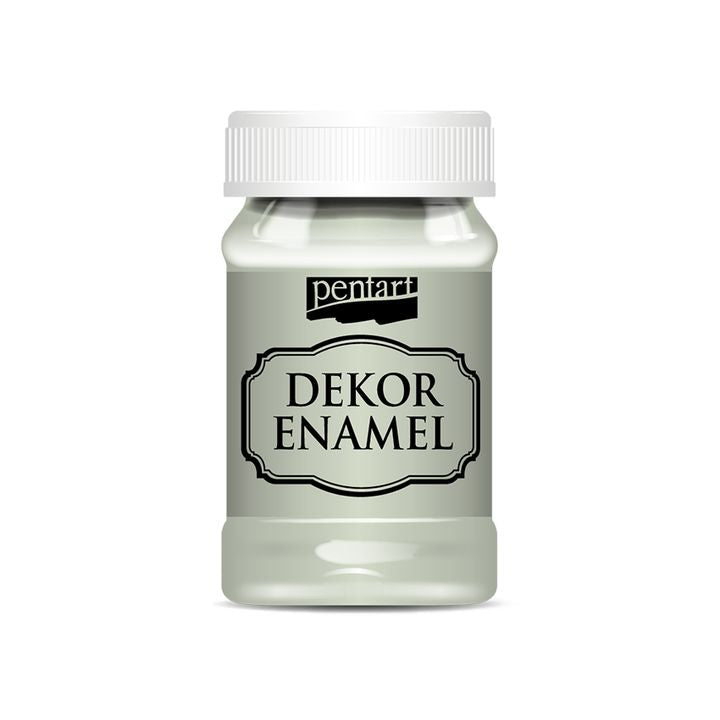 Emalia dekoracyjna Pentart 100 ml – Lichen-zielona