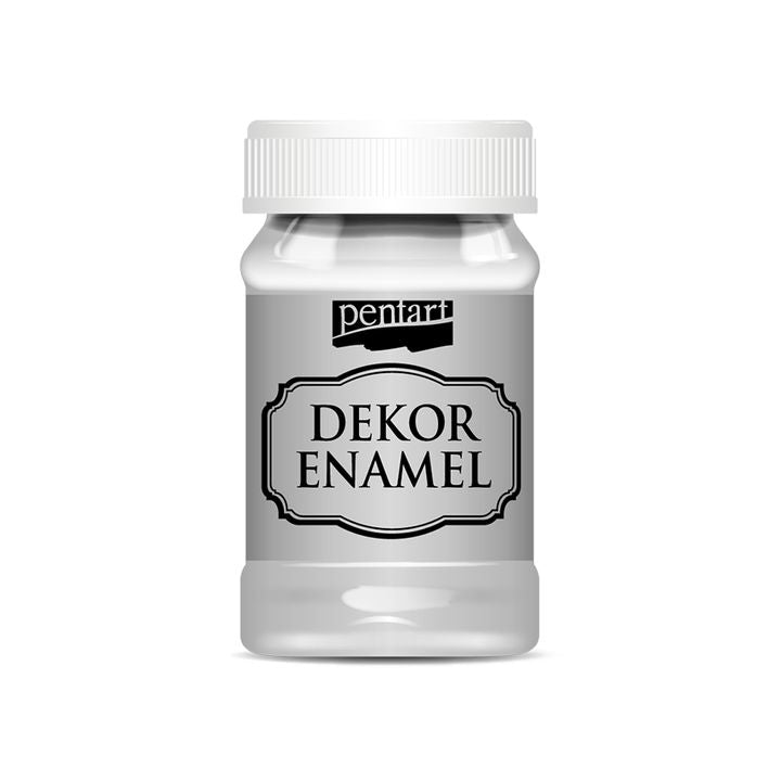 Emalia dekoracyjna Pentart 100 ml – szara
