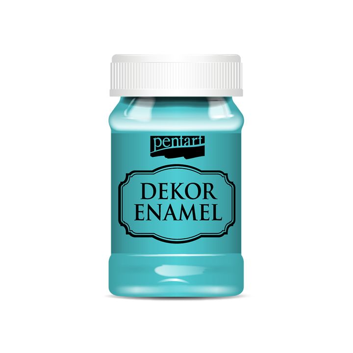 Emalia dekoracyjna Pentart 100 ml – turkusowo-niebieska