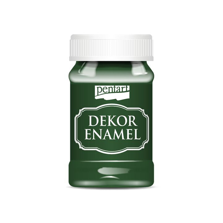 Emalia dekoracyjna Pentart 100 ml – zielona
