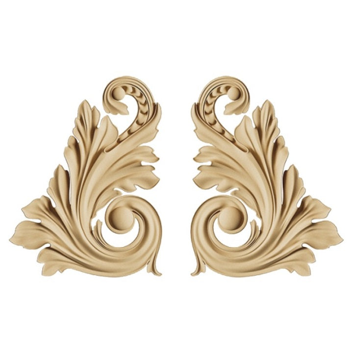 Dekory 3D z masy drzewnej Pentart - Ornamenty / 2szt | Artmie