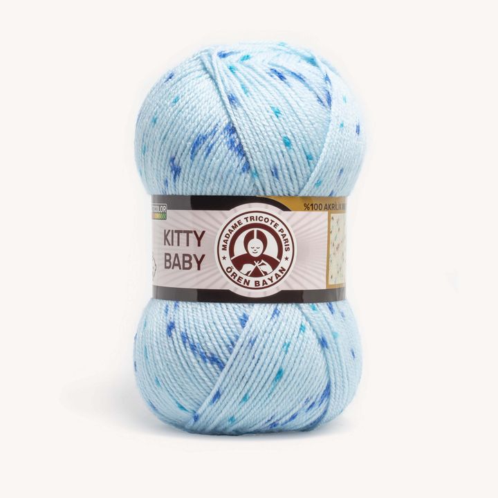 Włóczka dziecięca Madame Tricote Paris Kitty Baby 100 g | różne kolory | Artmie
