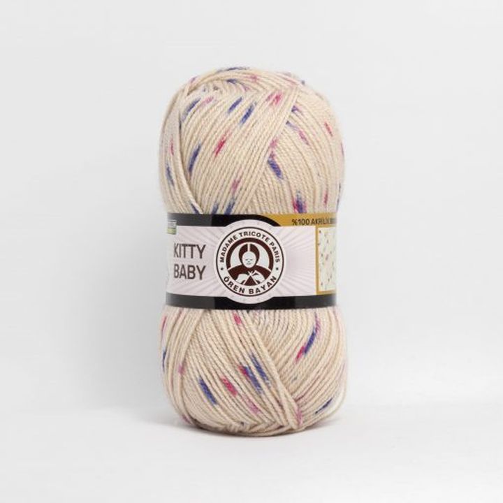 Włóczka dziecięca Madame Tricote Paris Kitty Baby 100 g | różne kolory | Artmie