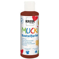 Farby dla dzieci MUCKI 80 ml – brązowa
