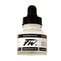Farba akrylowa Daler-Rowney FW Artist Acrylic Ink – White