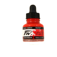 Farba akrylowa Daler-Rowney FW Artist Acrylic Ink – Scarlet