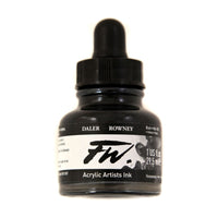 Farba akrylowa Daler-Rowney FW Artist Acrylic Ink – Black India