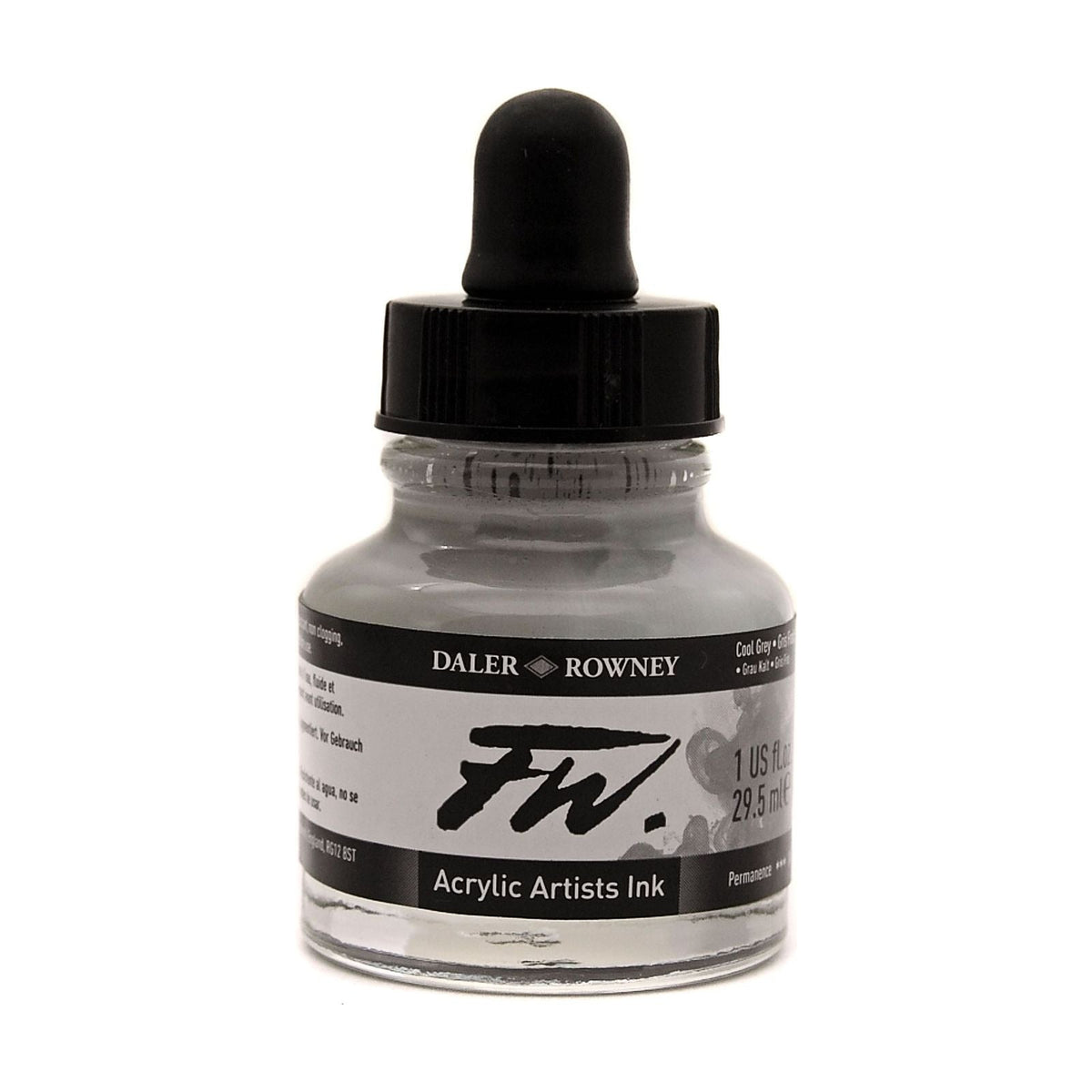 Farba akrylowa Daler-Rowney FW Artist Acrylic Ink – Cool Grey