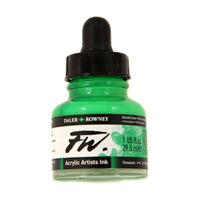 Farba akrylowa Daler-Rowney FW Artist Acrylic Ink – Emerald Green