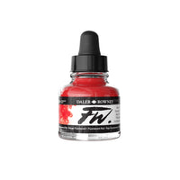 Farba akrylowa Daler-Rowney FW Artist Acrylic Ink – Fluorescent Red