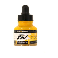 Farba akrylowa Daler-Rowney FW Artist Acrylic Ink – Brilliant Yellow
