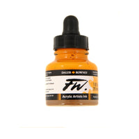 Farba akrylowa Daler-Rowney FW Artist Acrylic Ink – Indian Yellow