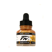 Farba akrylowa Daler-Rowney FW Artist Acrylic Ink – Gold Imit