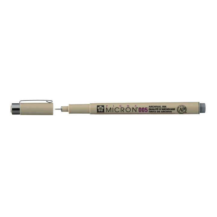 Długopis techniczny SAKURA Pigma Micron ciemnoszary | Artmie