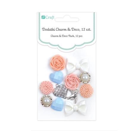 Dodatki Charm & Deco - So in Love / 12 szt | Artmie