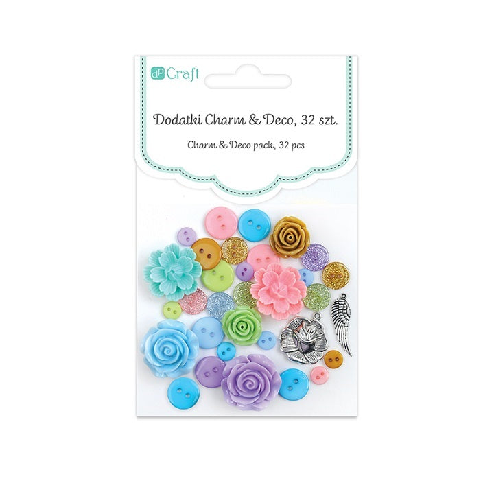 Dodatki dekoracyjne Charm & Deco - So Pastel / 32szt | Artmie