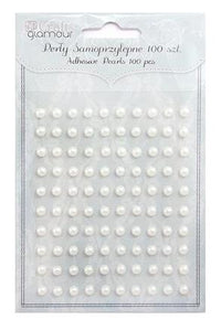 Perełki dekoracyjne 5 mm 100 szt. | różne kolory — Ivory