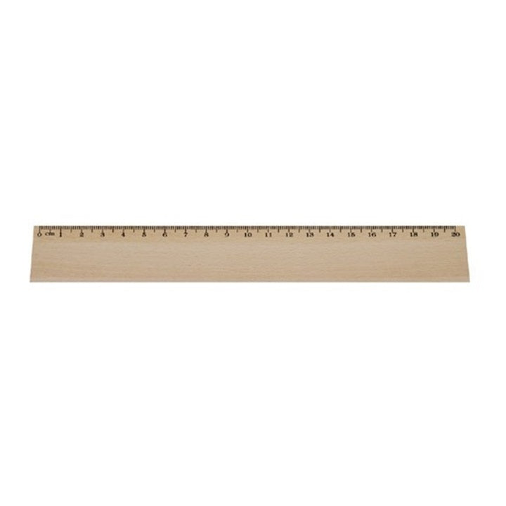 Drewniana linijka 20 cm | Artmie