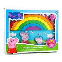 Drewniana tęczowa układanka 3D PEPPA PIG | Artmie