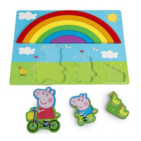 Drewniana tęczowa układanka 3D PEPPA PIG | Artmie