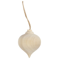 Drewniana zawieszka bombka decor | Artmie