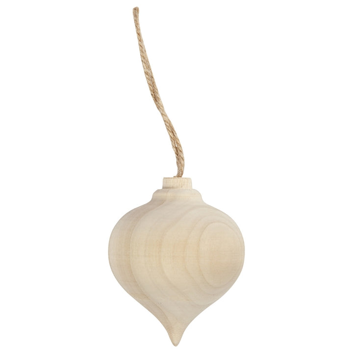 Drewniana zawieszka bombka decor | Artmie