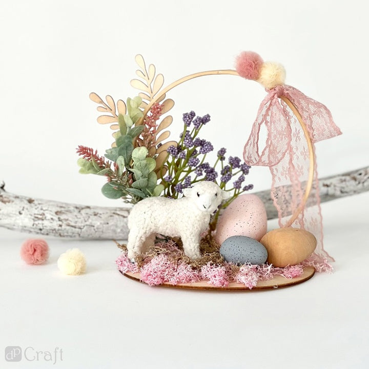 Drewniane kółka do dekoracji 16,5 cm / zestaw 3 sztuk | Artmie