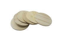 Drewniane podkładki pod kubki Pentart okrągłe 10 x 0,5 cm - 6 szt.