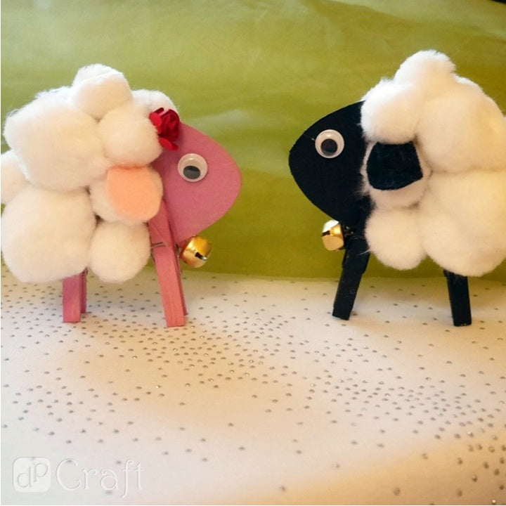 Drewniane spinacze do bielizny 7,2 cm - 10 szt. | Artmie