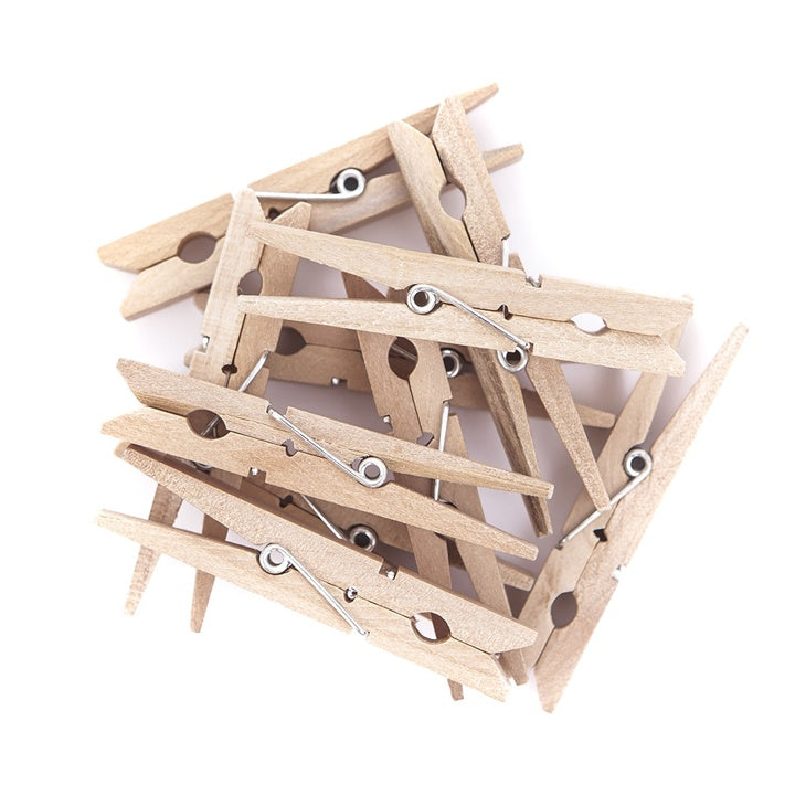 Drewniane spinacze do bielizny 7,2 cm - 10 szt. | Artmie