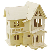 Drewniany domek do ozdobienia 3D | Artmie