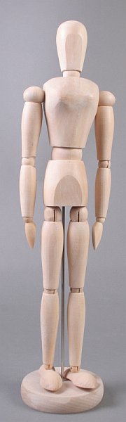 Drewniany manekin - Kobieta / 40 cm | Artmie