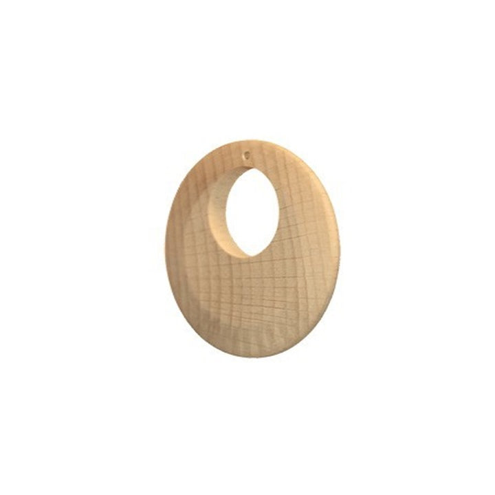 Drewniany półfabrykat do wyrobu biżuterii, Okrąg 6 cm | Artmie