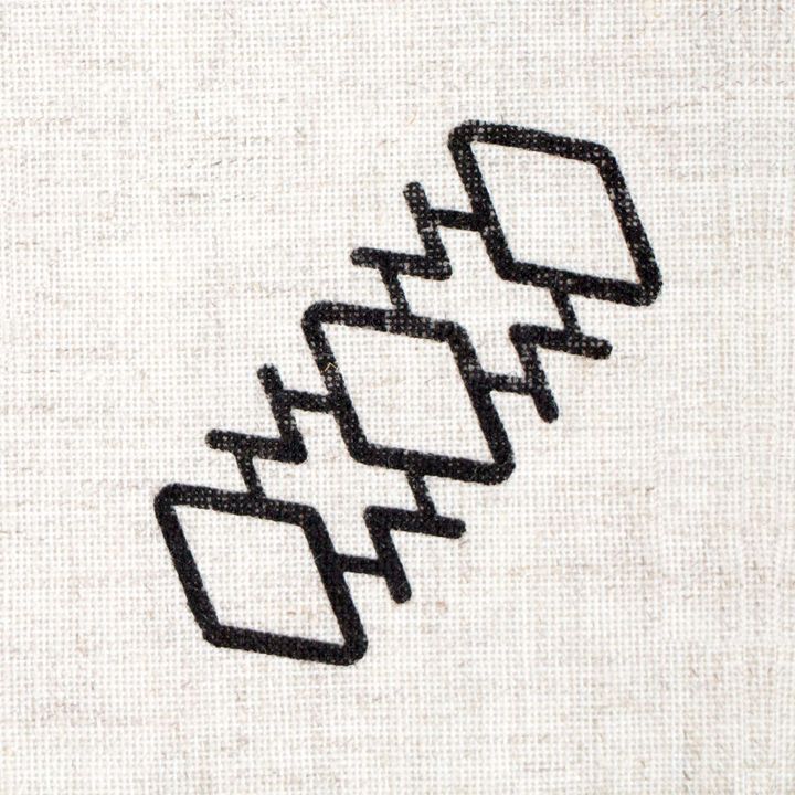 Drewniany stempel ROSA TALENT nr 10 Geometria 7x3 cm | Artmie