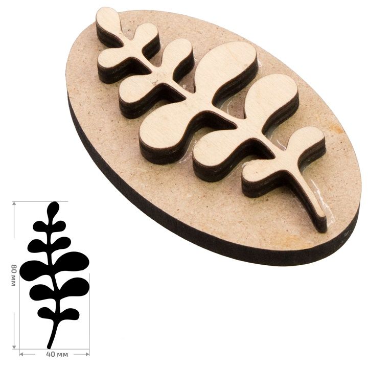 Drewniany stempel ROSA TALENT nr 14 Botanical 4x8 cm | Artmie