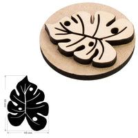 Drewniany stempel ROSA TALENT nr 18 Botanical 5x6,5 cm | Artmie