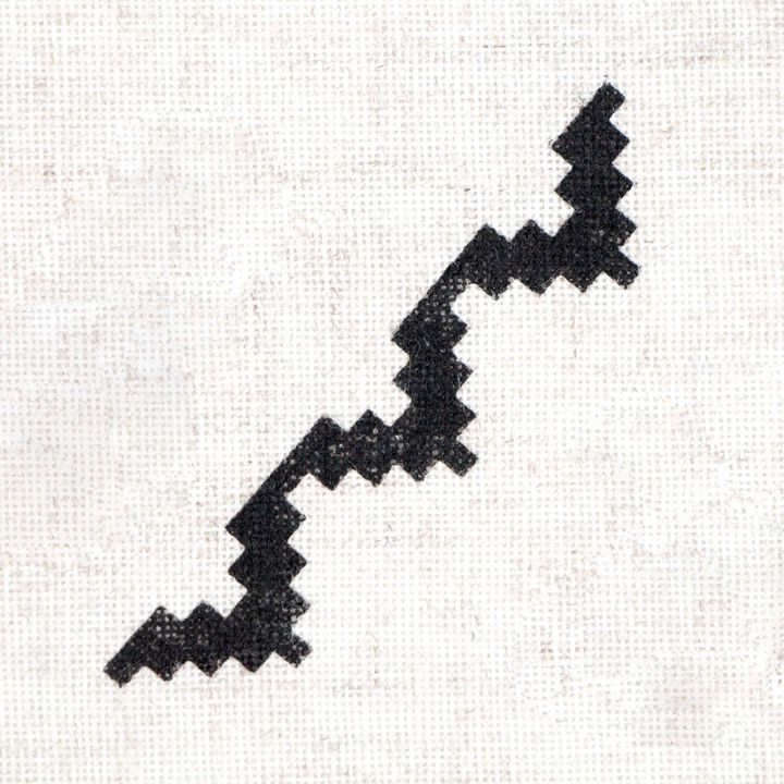 Drewniany stempel ROSA TALENT nr 6 Geometria 7,5x1,5 cm | Artmie