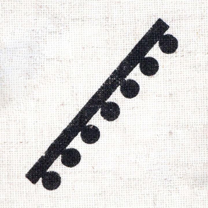 Drewniany stempel ROSA TALENT nr 8 Geometria 7x1,2 cm | Artmie