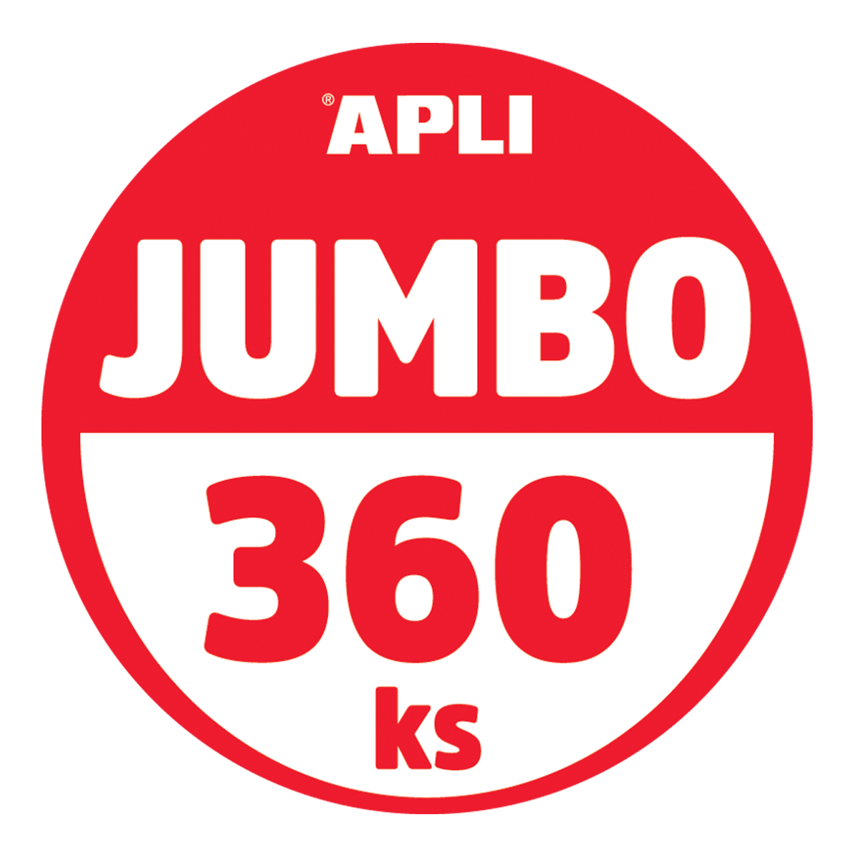 Druciki kreatywne APLI Jumbo pack – 360 szt., mix kolorów