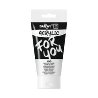 Farba akrylowa DARWI Acryl 75 ml – Czarny