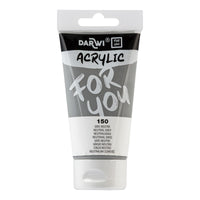 Farba akrylowa DARWI Acryl 75 ml – Szary neutralny