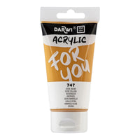Farba akrylowa DARWI Acryl 75 ml – Ogra żółta