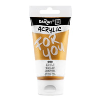 Farba akrylowa DARWI Acryl 75 ml – Złoty metaliczny