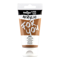 Farba akrylowa DARWI Acryl 75 ml – Sjena naturalna