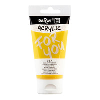 Farba akrylowa DARWI Acryl 75 ml – Żółcień tytanowa średnia